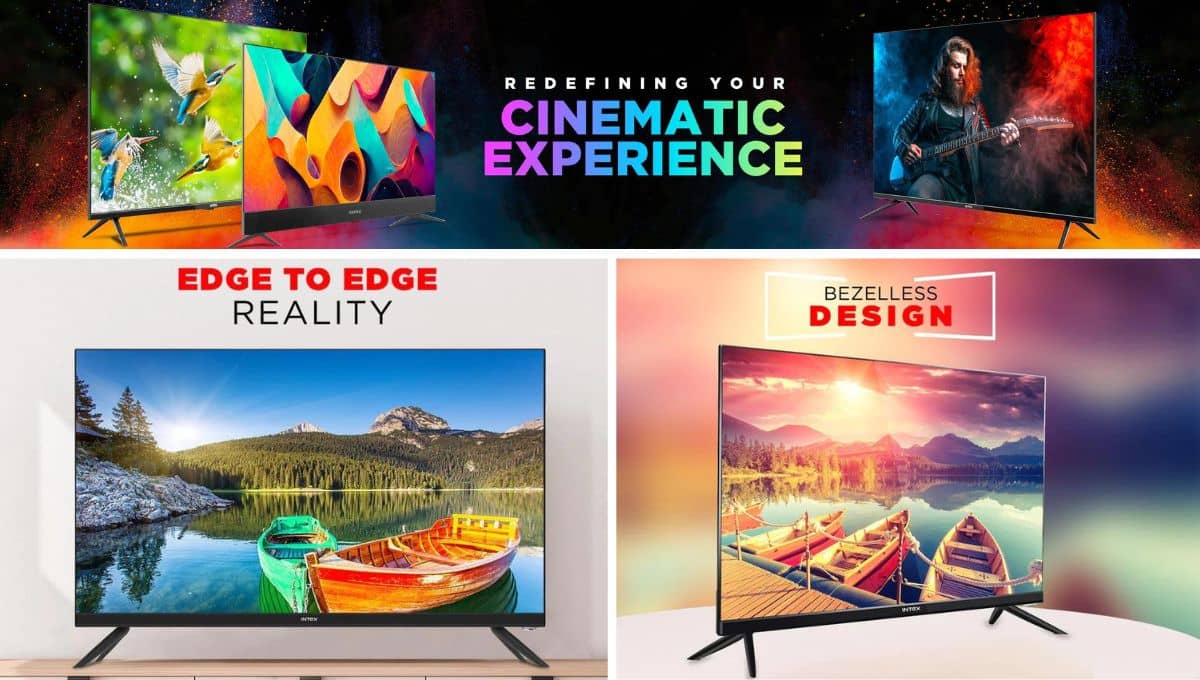 Intex LED 32, 43, 55 inch Smart TV discount on amazon upto 65 percent check price