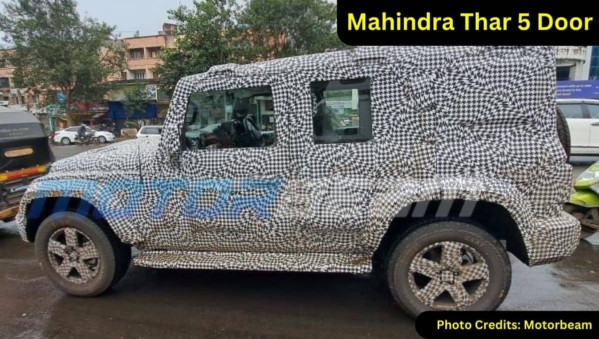 Mahindra Thar 5 door to get XUV700 steering and other updates, launch soon