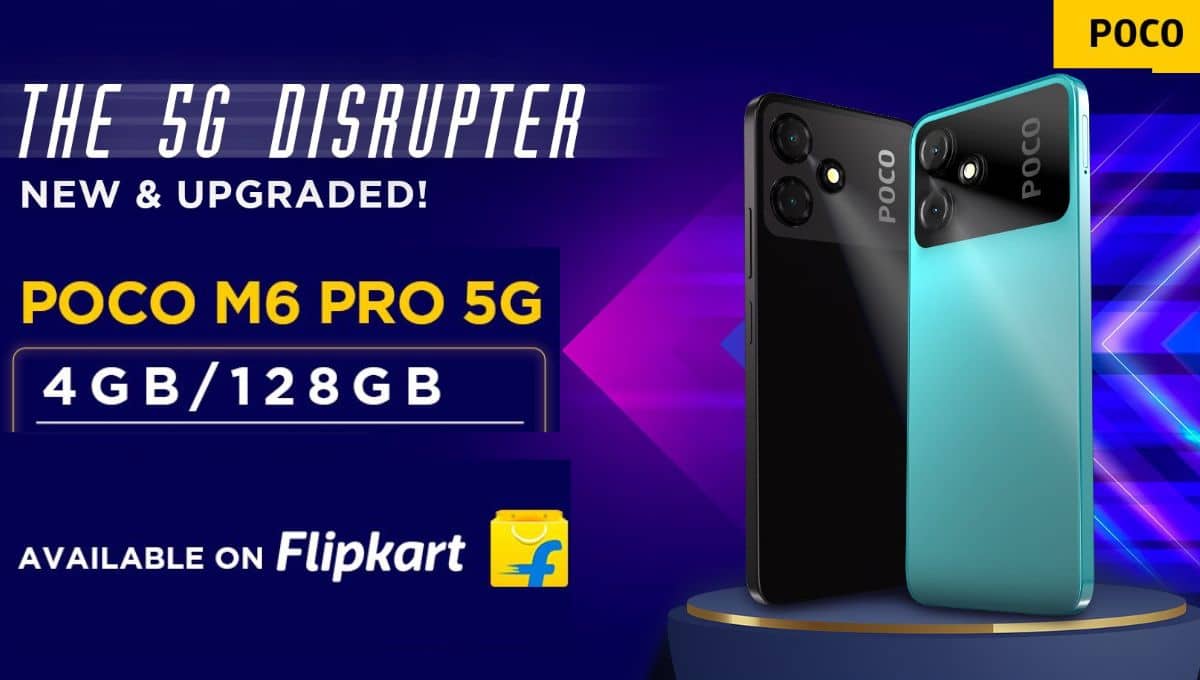 Poco M6 Pro 5G new 4GB RAM and 128GB Storage variant launched on 25 percent discount on flipkart